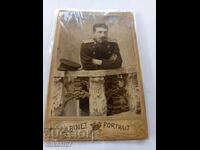 Fotografie pe carton, Asher Farhi, ofițer navigație fluvială, tip