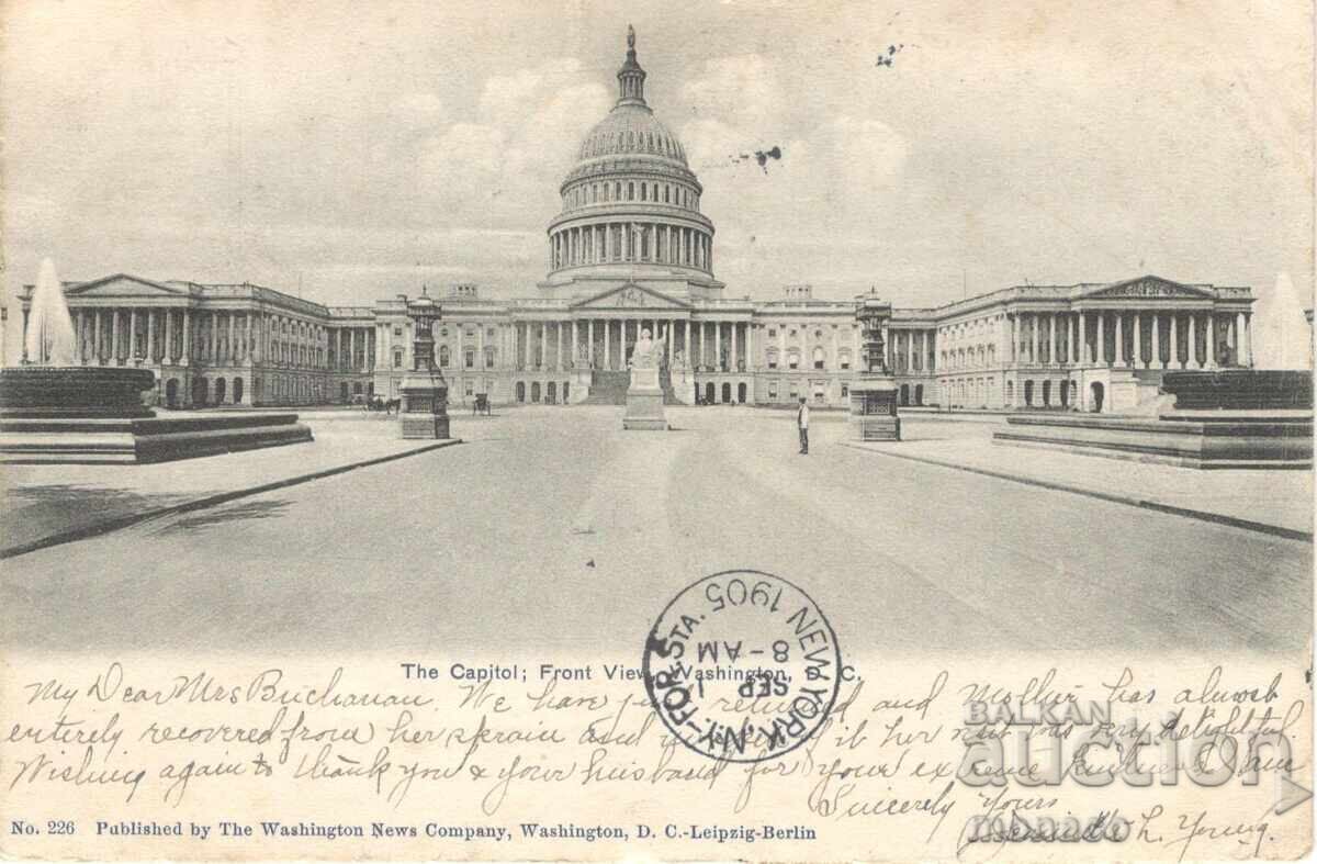 Παλιά καρτ ποστάλ - Ουάσιγκτον, Καπιτώλιο Παλιά καρτ ποστάλ - Ουάσιγκτον, Καπιτώλιο