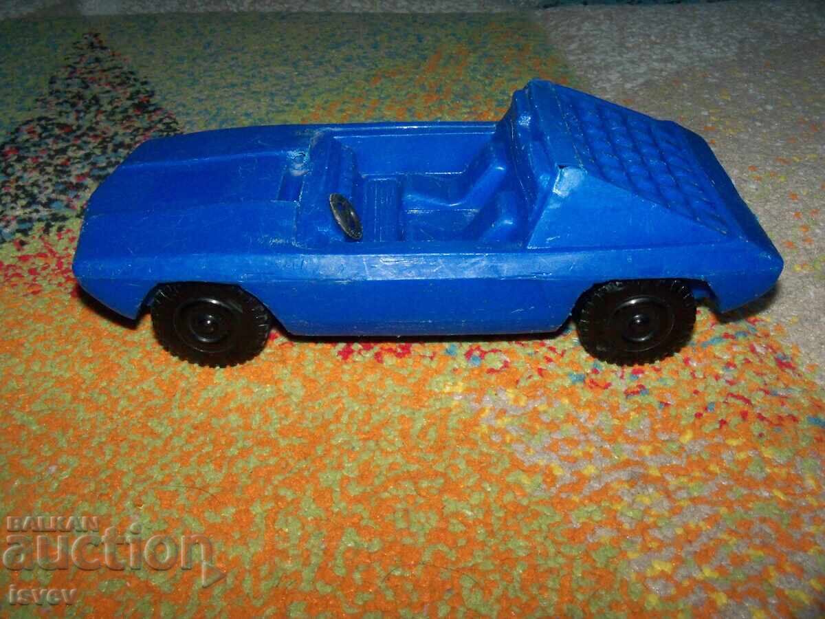 Δημοπρασία Παλιό πλαστικό καρότσι μπλε, σοσιαλιστικό παιχνίδι