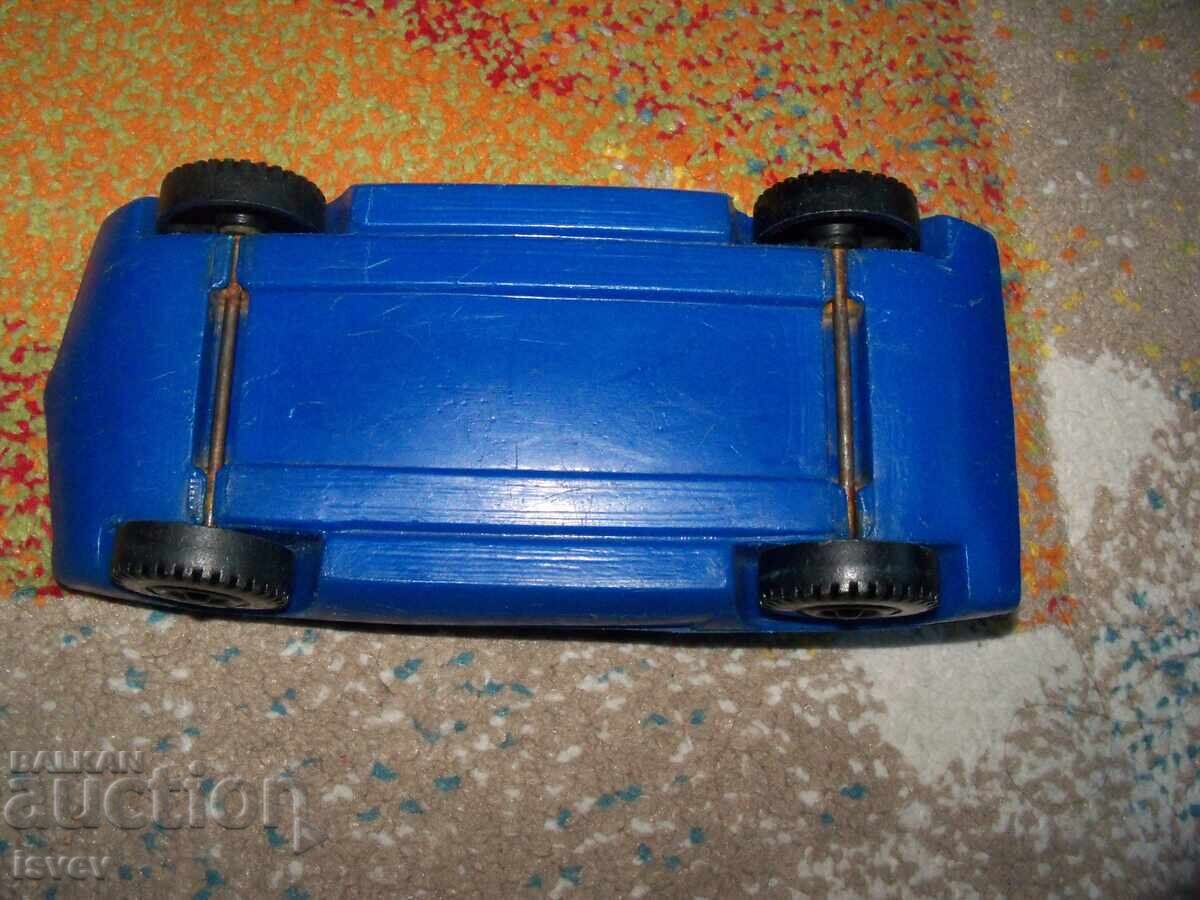 Παλιό πλαστικό καρότσι μπλε, σοσιαλιστικό παιχνίδι - 6