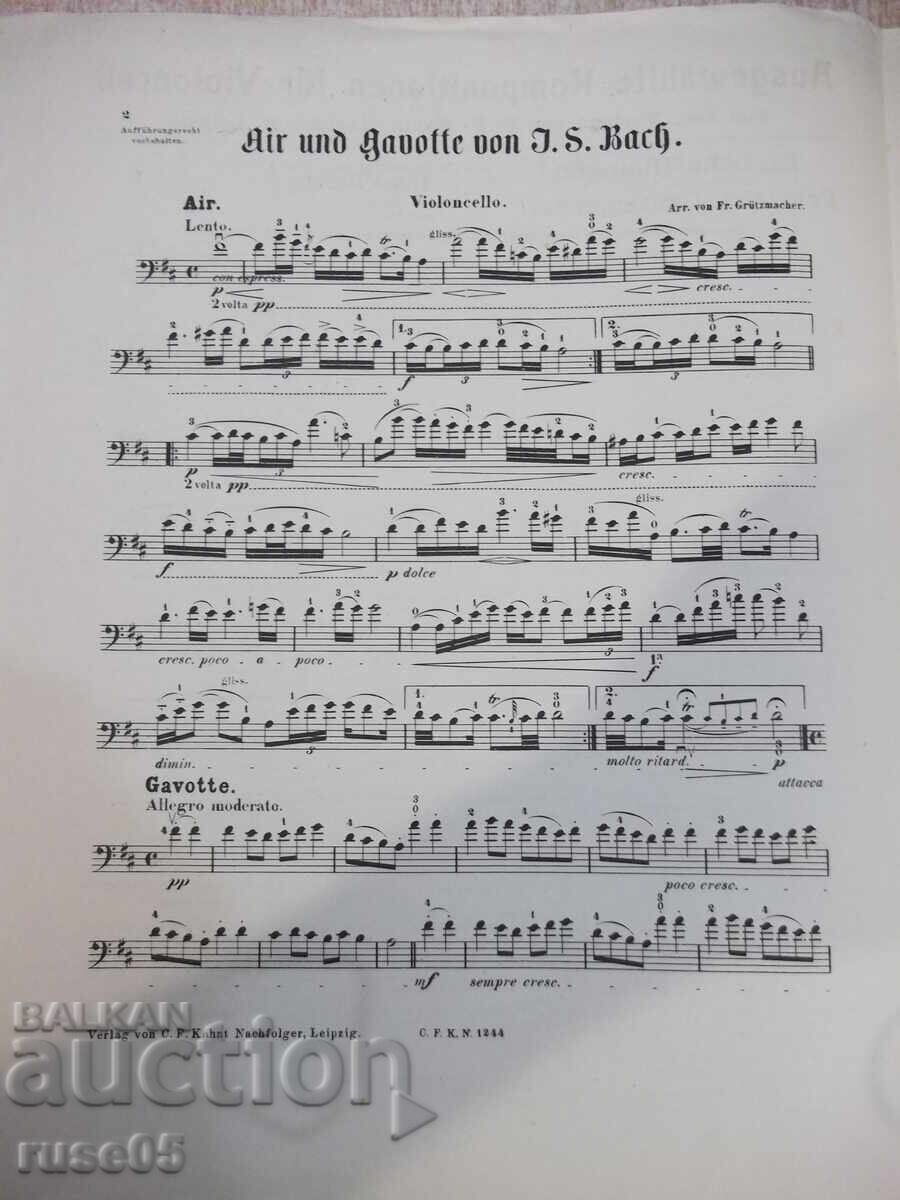 Auction  Sheet Music "Perlen alter Kammermusik - Arnold Schering" - 4 pages