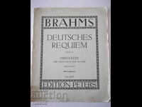 Note "Trei părți din Requiemul german de J. Brahms" - 32 lei