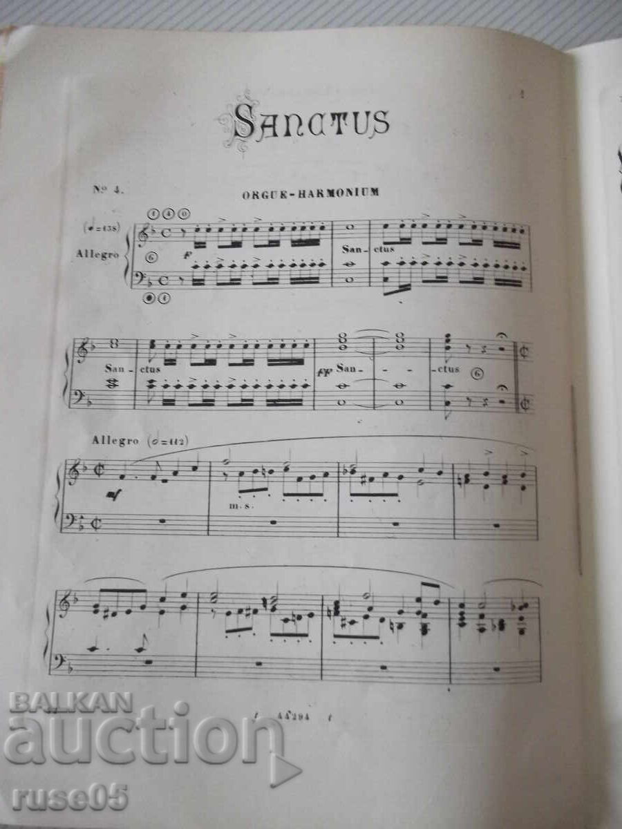 Delivery of Sheet Music "Messa da requiem - Giuseppe Verdi" - 88 pages