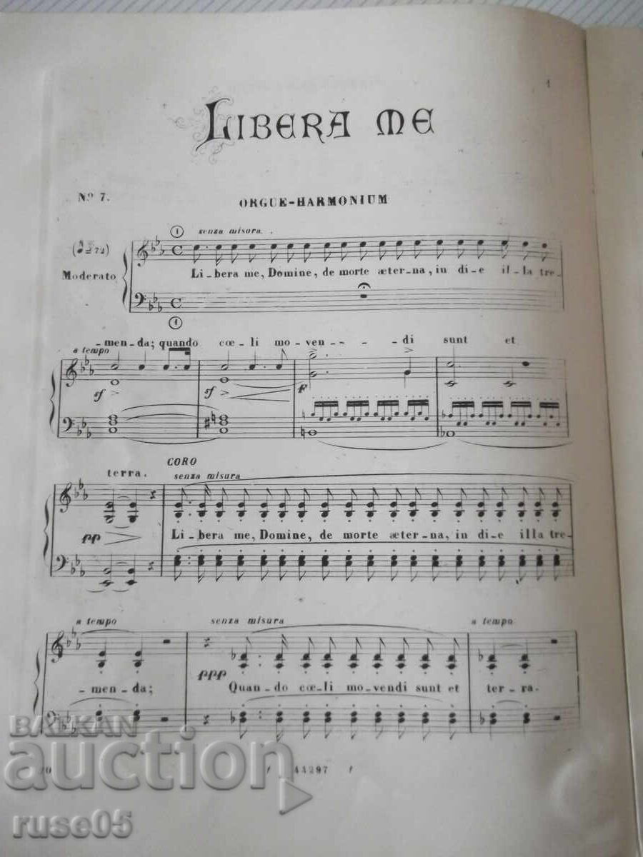 Sheet Music "Messa da requiem - Giuseppe Verdi" - 88 pages - 5