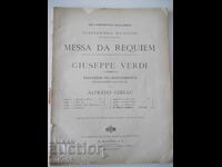 Note "Messa da requiem - Giuseppe Verdi" - 88 pag