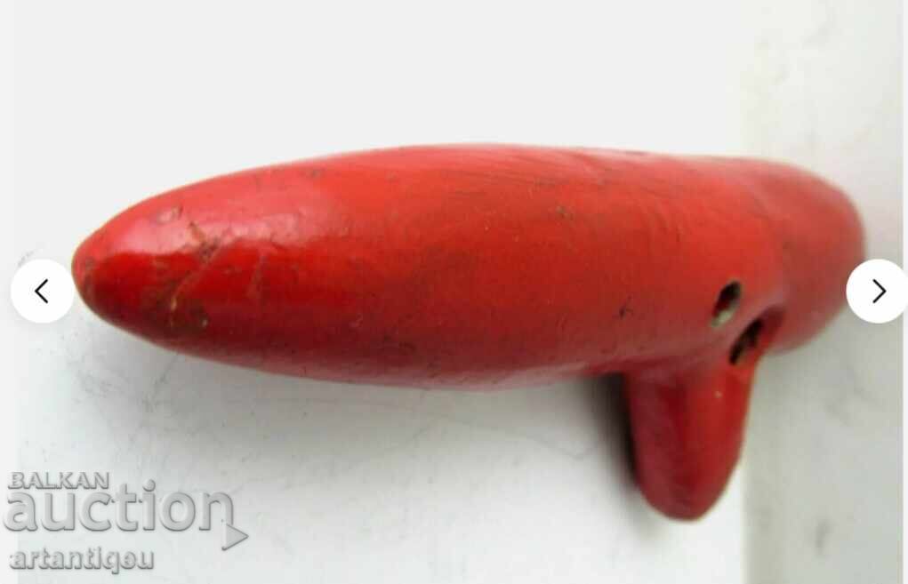 Licitație Ceramică originală glazurată, ocarină ceramică, flaut Licitație Ceramică originală glazurată, ocarină ceramică, flaut