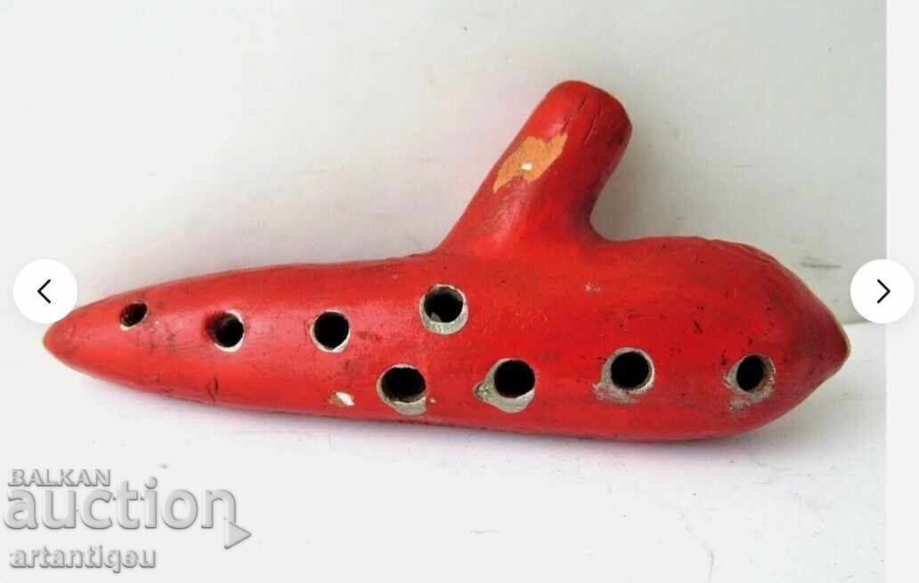 Ceramică originală glazurată, ocarină ceramică, flaut Ceramică originală glazurată, ocarină ceramică, flaut