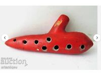 Ceramică originală glazurată, ocarină ceramică, flaut