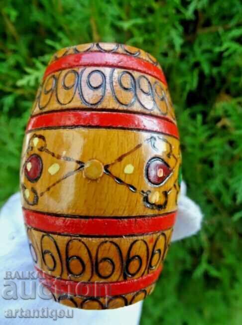 Delivery of Communist hand-made wooden mini barrel, vintage