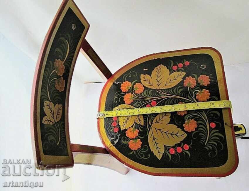 Оригинален съветски ръчно изработен детски стол, винтидж - 5