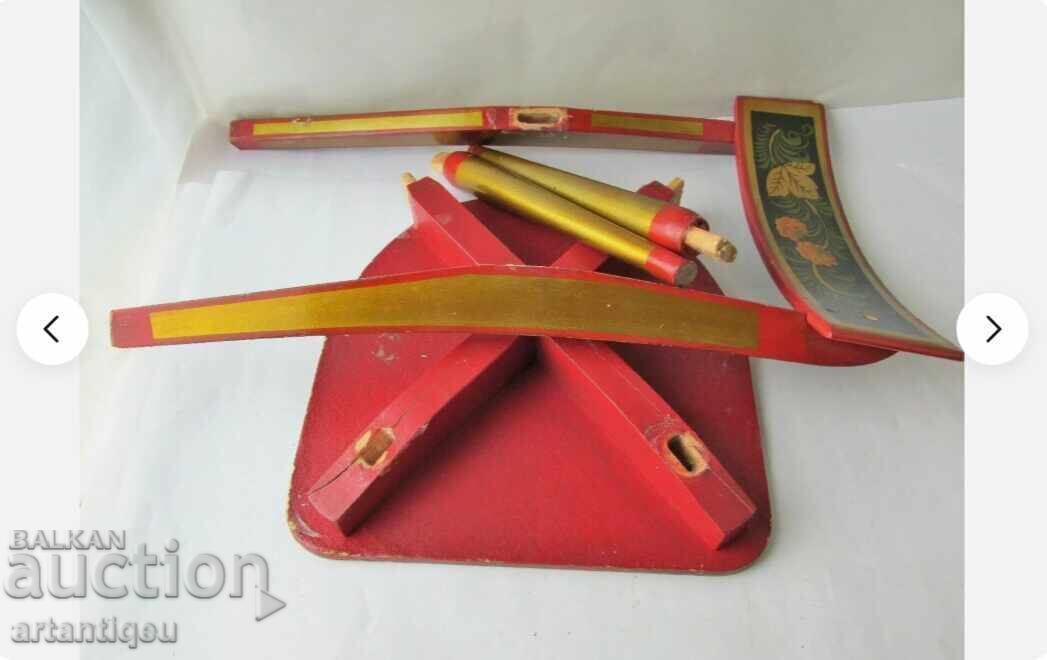 Αυθεντική σοβιετική χειροποίητη παιδική καρέκλα, vintage - 7