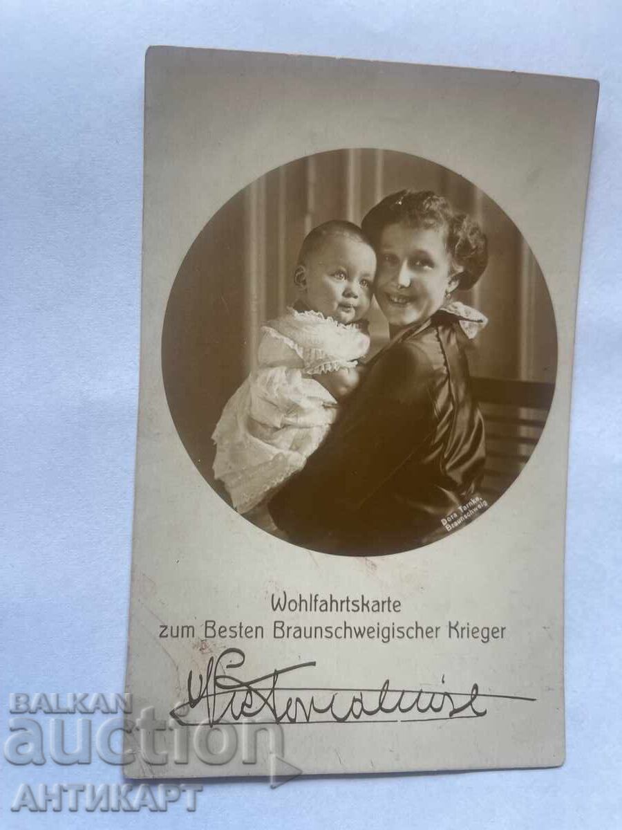 Herzog of Braunschweig Card Family Germany Empire