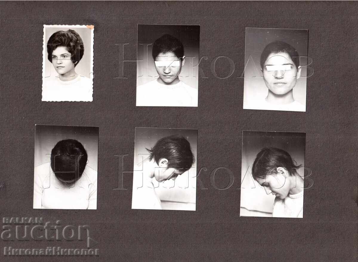 6 SMALL OLD SOUL PHOTOS IN CHAINS YOUNG WOMAN IN PRISON E083