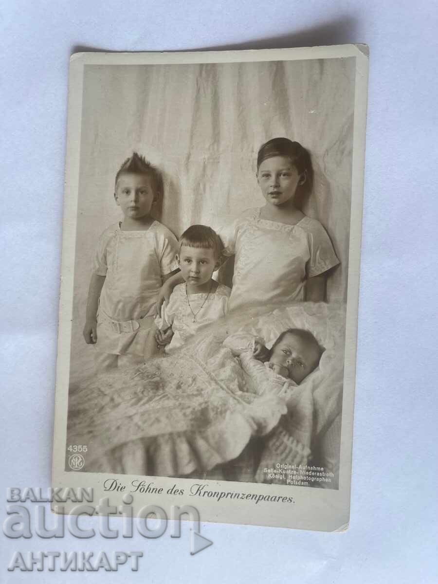 картичка Прусия Германия Royalty Кайзер фамилия