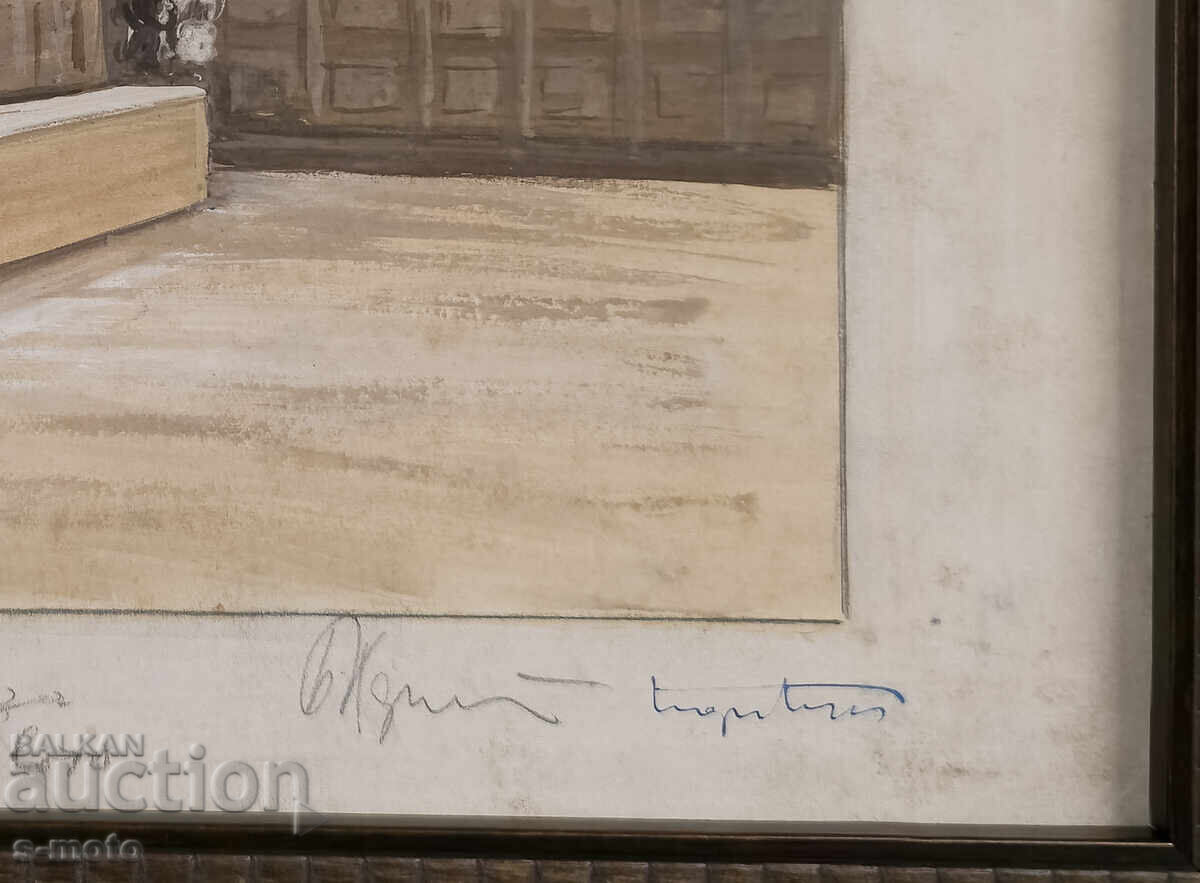 Πίνακας σκηνογραφίας Γεώργιος Πόποφ - Τζον (1906 - 1961) - 6