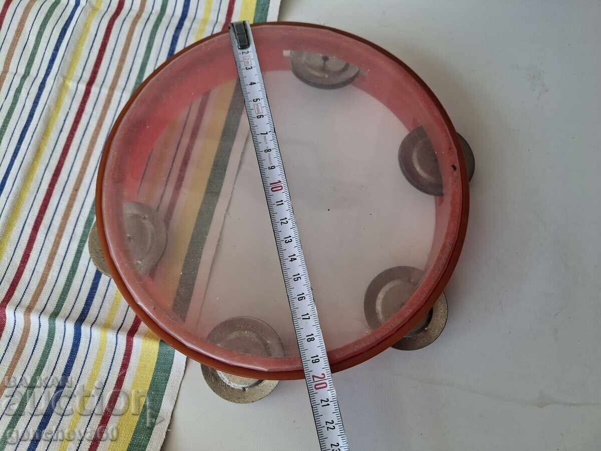 Auction Old musical children's toy tambourine Auction Old musical children's toy tambourine