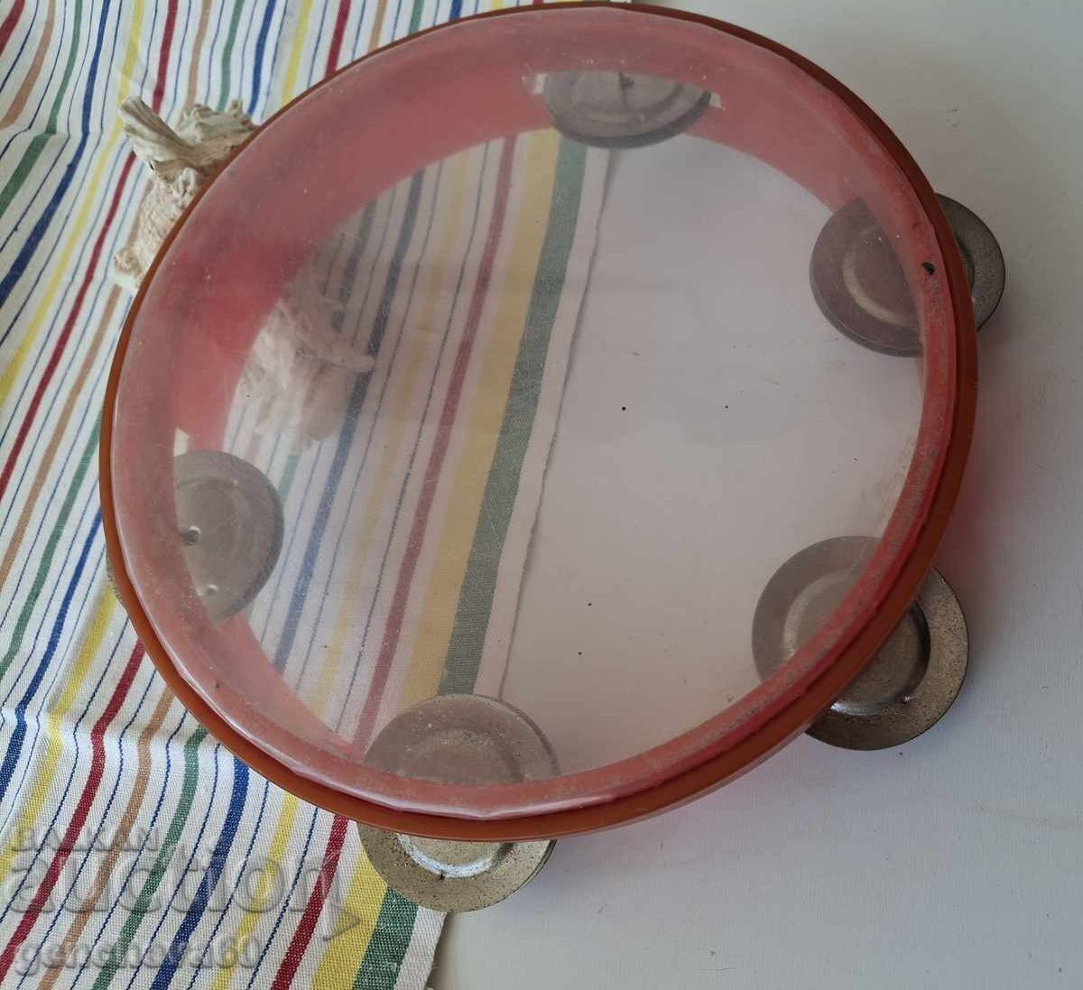 Jucărie muzicală veche pentru copii, tamburină - 6 Jucărie muzicală veche pentru copii, tamburină - 6