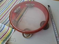 Jucărie muzicală veche pentru copii, tamburină