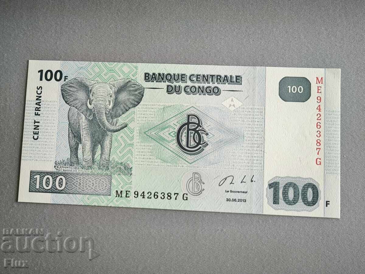 Banknote - Congo - 100 francs UNC | 2013 Banknote - Congo - 100 francs UNC | 2013