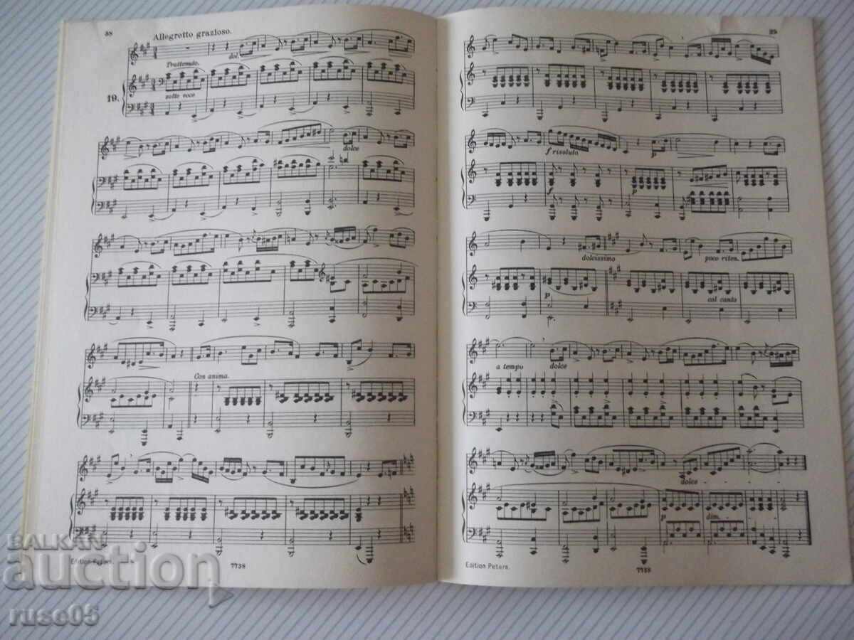 Sheet Music "CONCONE - Opus 10 - J. Concone" - 52 pages - 6