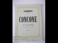 Note "CONCONE-Opus 10 - J. Concone" - 52 pag