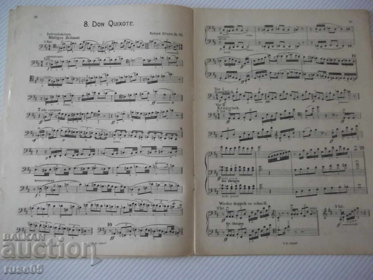 Ноти "ORCHESTERSTUDIEN FÜR VIOLONCELL AUS R.STRAUSS"-46стр. - 5 Ноти "ORCHESTERSTUDIEN FÜR VIOLONCELL AUS R.STRAUSS"-46стр. - 5