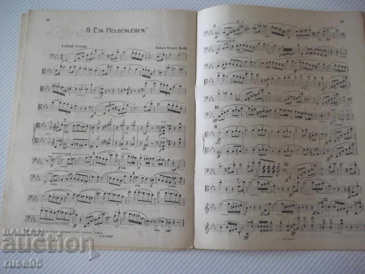 Ноти "ORCHESTERSTUDIEN FÜR VIOLONCELL AUS R.STRAUSS"-46стр. - 6 Ноти "ORCHESTERSTUDIEN FÜR VIOLONCELL AUS R.STRAUSS"-46стр. - 6