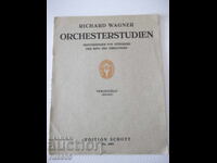 Νότες "ORCHESTERSTUDIEN από τα έργα του R.WAGNER" - 20 σελ