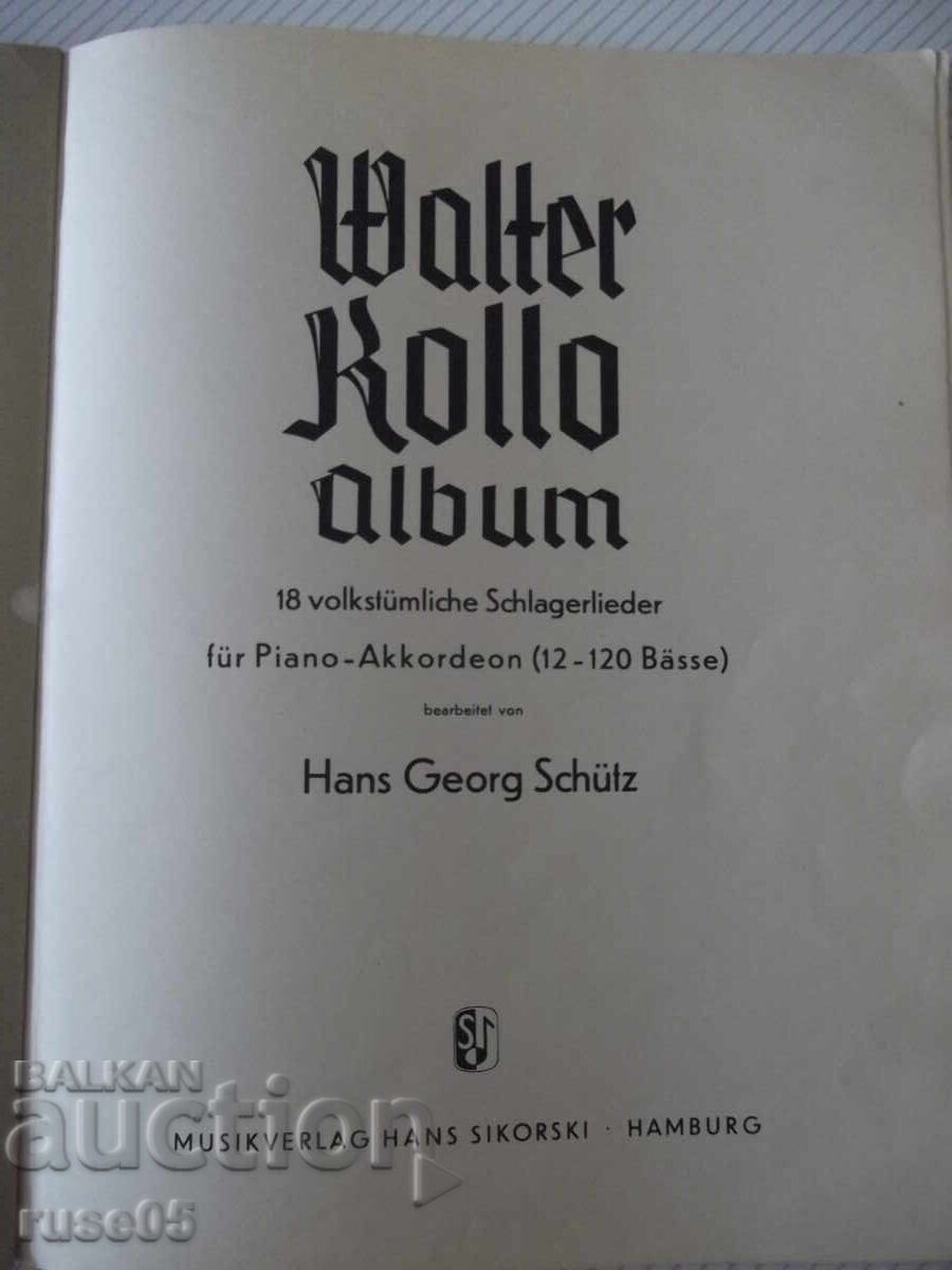 Note "Walter Kollo album pentru pian-acordeon" - 38 pag cu preț 10.00 BGN | € 5.11 Note "Walter Kollo album pentru pian-acordeon" - 38 pag cu preț 10.00 BGN | € 5.11
