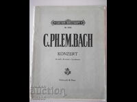 Note "C.PH.EM.BACH-KONZERT-A moll" - 32 pag