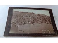 Fotografie Ofițeri și soldați pe front P. M. I. 1918