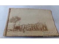 Photograph of Officers and Soldiers at the Front, WWI, 1918