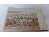 Fotografie Ofițeri și soldați pe front P M C 1917