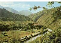 Παλιά καρτ ποστάλ - Μονή Μπατσκόβο, Γενική άποψη