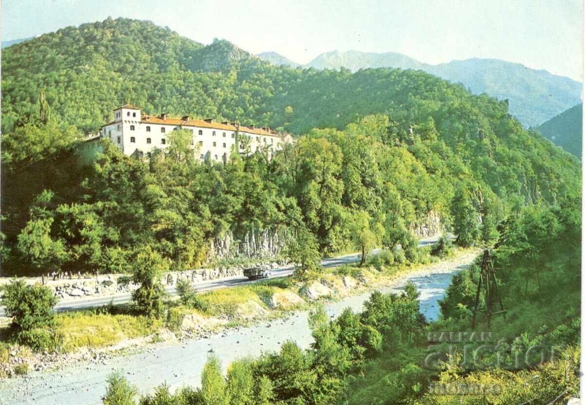 Παλιά καρτ ποστάλ - Μονή Μπατσκόβο, Γενική άποψη