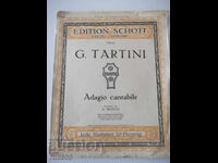 Νότες "Adagio cantabile - G. TARTINI" - 4 σελ