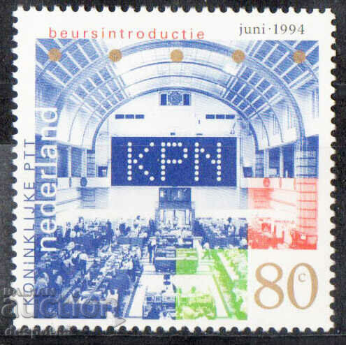 1994. The Netherlands. Stock quote of the Dutch Post. 1994. The Netherlands. Stock quote of the Dutch Post.