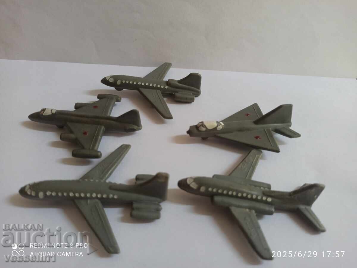 Old Russian planes, Soviet planes USSR, 5 pieces with price 16.00 BGN | € 8.18