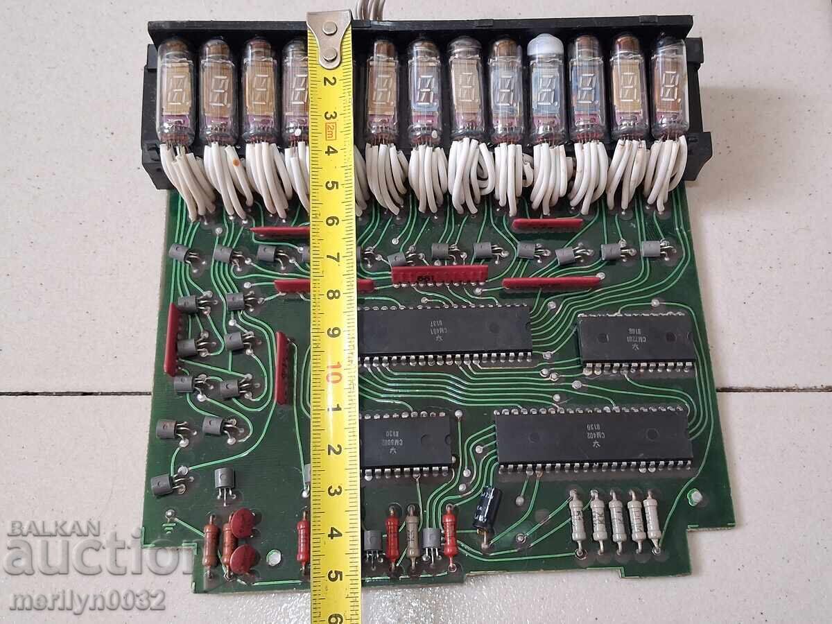 Placă de la calculator, calculator electronic, elka NRB - 6 Placă de la calculator, calculator electronic, elka NRB - 6