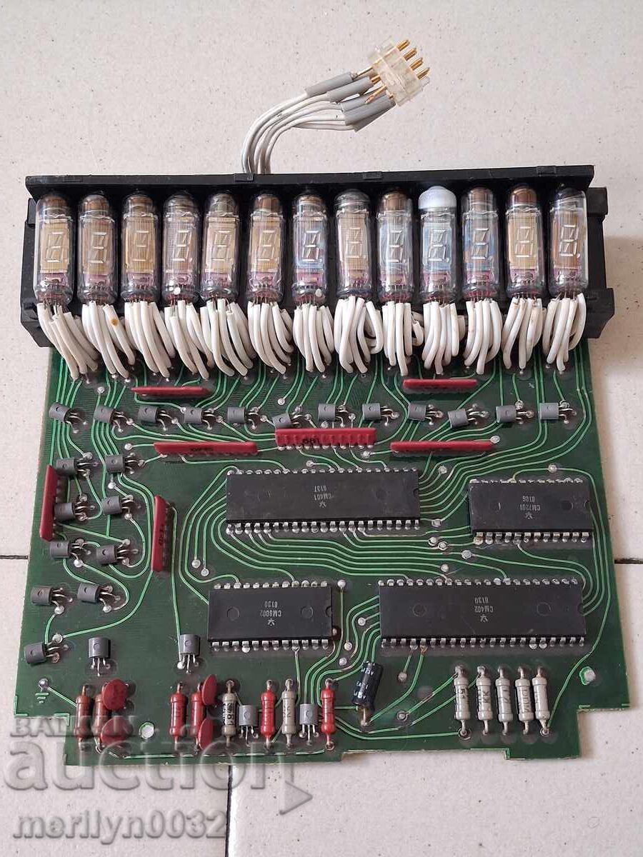 Placă de la calculator, calculator electronic, elka NRB Placă de la calculator, calculator electronic, elka NRB