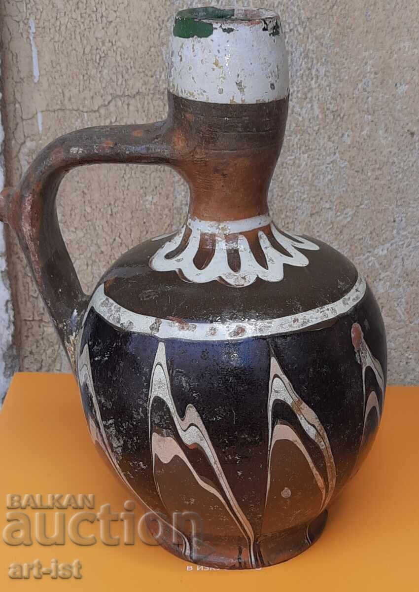 Cană veche glazurată - 6