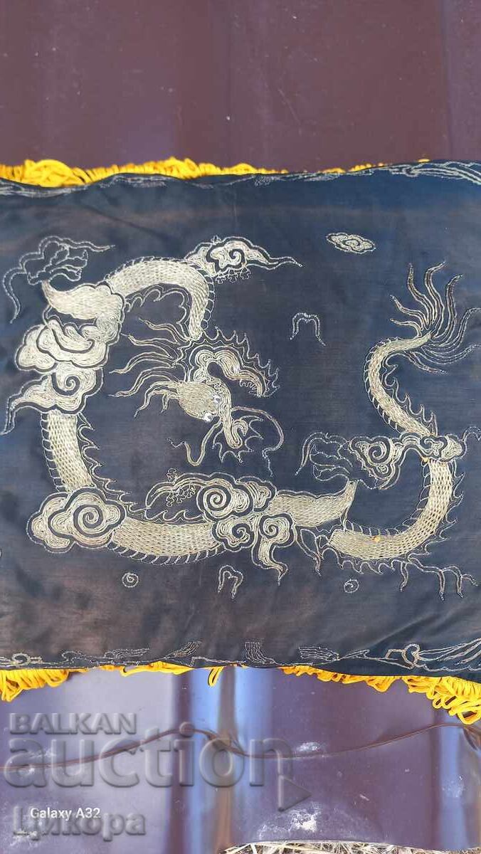 OLD EMBROIDERED WITH GOLD THREAD GOLD THREAD PILLOWS PILLOW with price 400.00 BGN | € 204.52