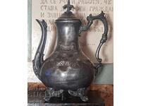 Victorian silver-plated teapot