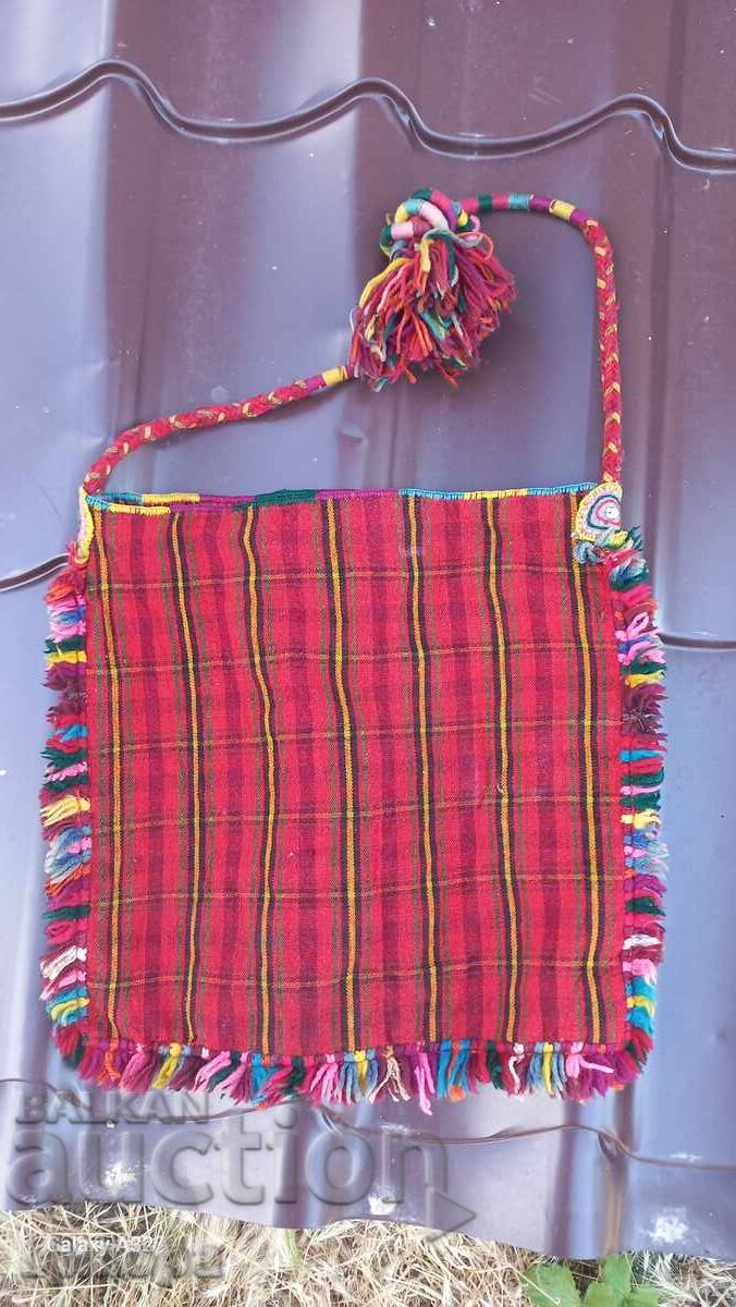 Delivery of OLD HAND-WOVEN BAG PURSE COSTUME