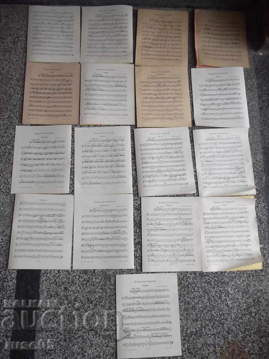 Livrarea Note "Concert pentru violoncel - Op.14 - Georg Goltermann" - 74 pag