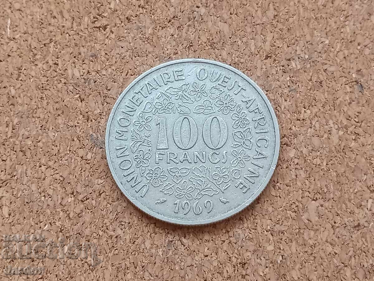 Δυτική Αφρική 100 φράγκα 1969 Δυτική Αφρική 100 φράγκα 1969