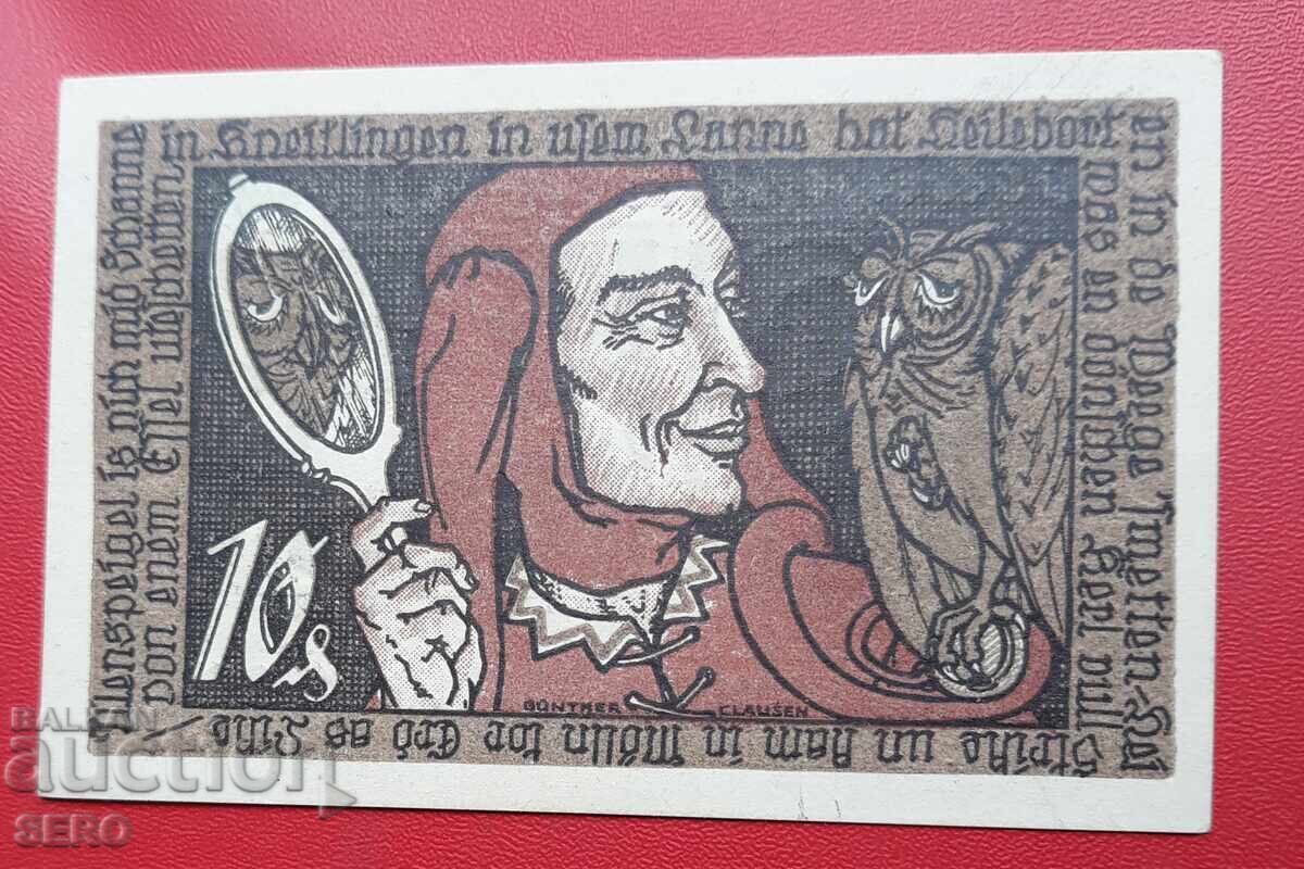 Banknote-Germany-Saxony-Braunschweig-10 Pfennig 1921