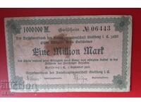 Bancnotă-Germania-Saxonia-Stolberg-1 000000 m. 1923-unilateral