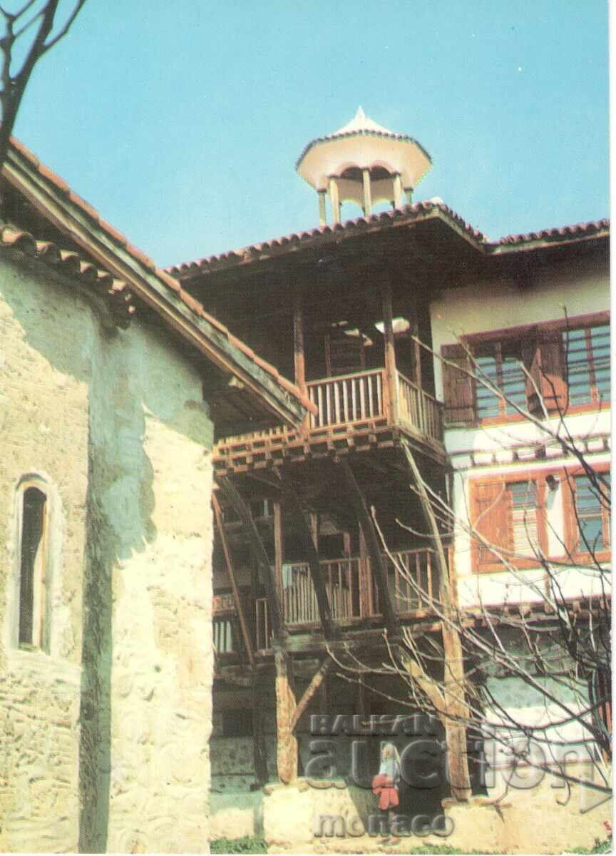 Old postcard - Rozhen Monastery