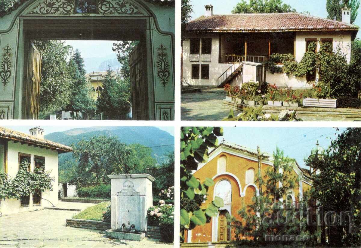 Old postcard - Sopot, Monastery "St. Spas" - mix